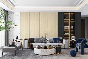 南宁轻奢风格-客厅