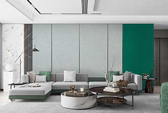 南宁轻奢风格-客厅