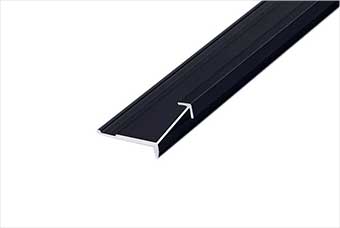 南宁航空纤维墙咔铝合金阳角线（哑黑氧化）