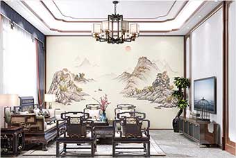 南宁森佰汇航空纤维墙咔（巴山蜀水）